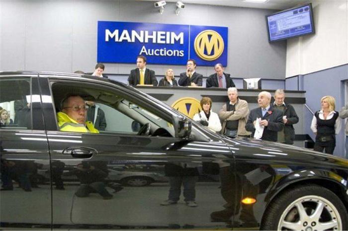 auto na Manheim auto aukcie USA
