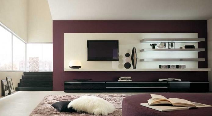 obývacích miestností v modernom štýle