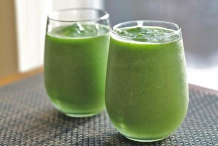 zelené smoothies s kiwi