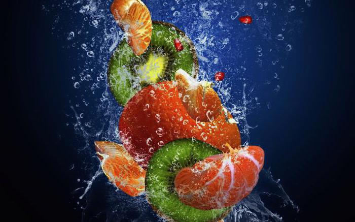 Ako urobiť obraz ovocia vo vode