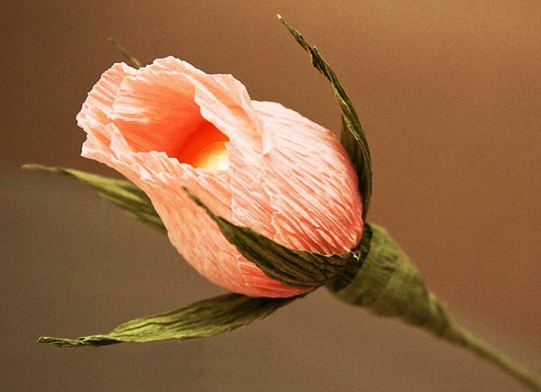 Ruže z vlnitého papiera - sami vytvárame neobvyklé kytice