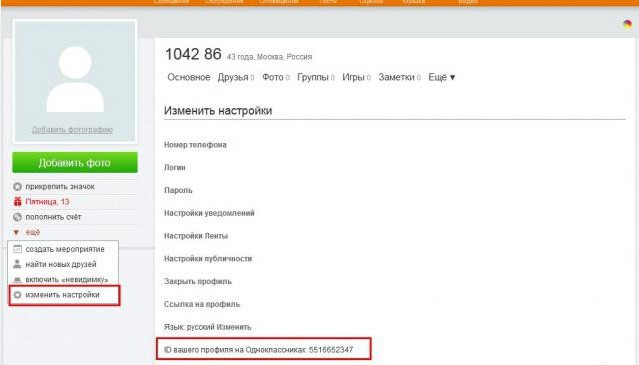 Čo je odkaz na profil v Odnoklassniki: ako sa ho učiť a upraviť