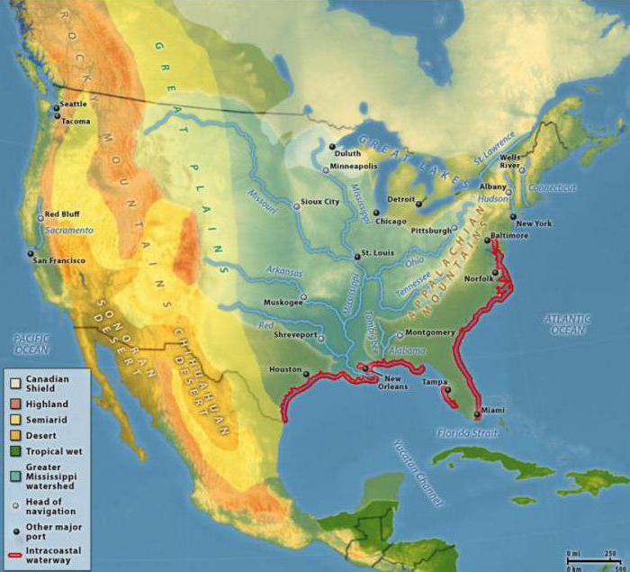 História objavovania, výskumu a geografickej polohy Severnej Ameriky