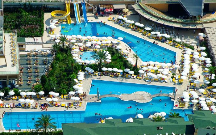 Hedef Beach Resort & SPA 5 * (Turecko / Alanya): fotografie, ceny a recenzie turistov z Ruska