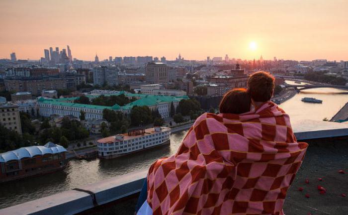 Otvorené strechy v Moskve na fotografovanie