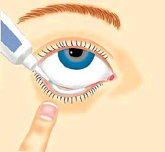 Očná masť pre konjunktivitídu pre deti a dospelých